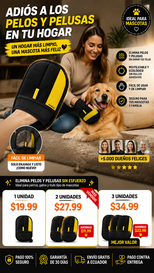FURBLADE™ – Guante Eliminador Total de Pelo