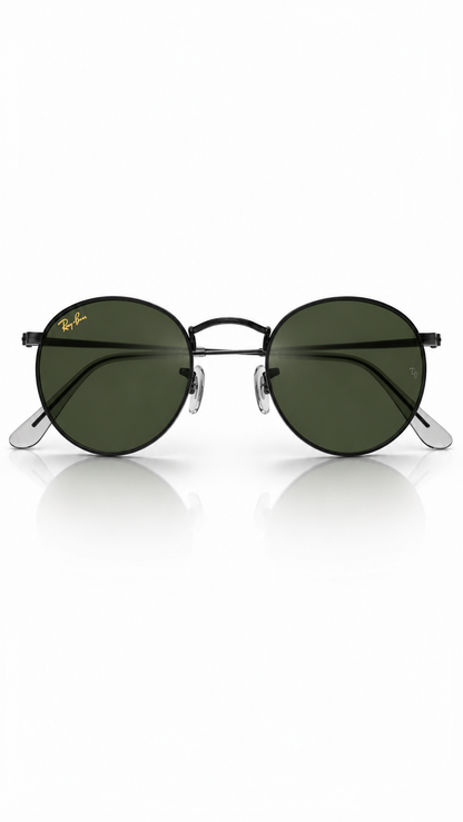 Ray-Ban  ¡Luce el estilo retro que nunca pasa de moda con Ray-Ban Round Metal! BBL