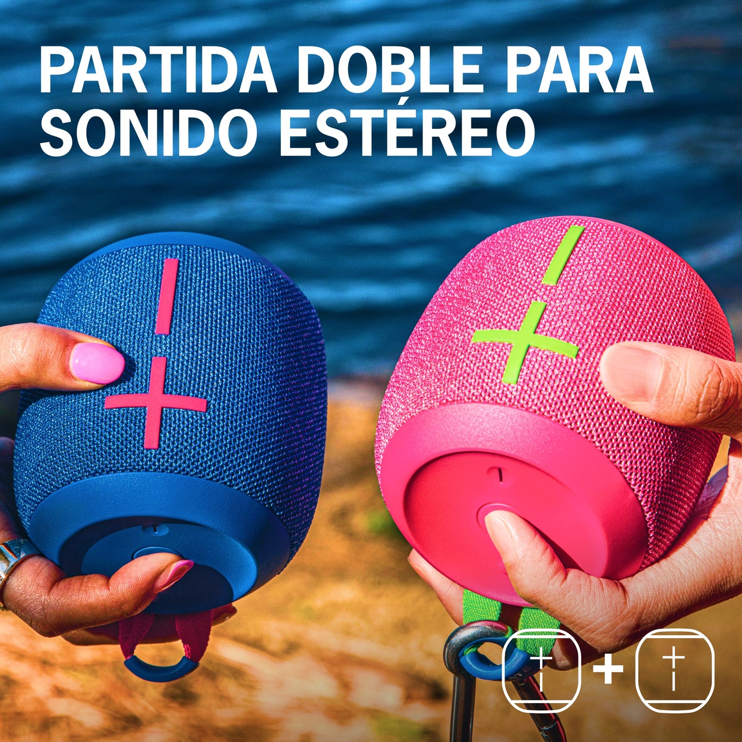 Parlante WONDERBOOM 3 - Impermeable Sonido de 360°  A prueba de agua y  polvo