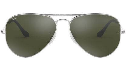 Ray-Ban Aviador RB3025 Silver Black Gray