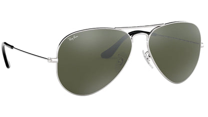 Ray-Ban Aviador RB3025 Silver Black Gray