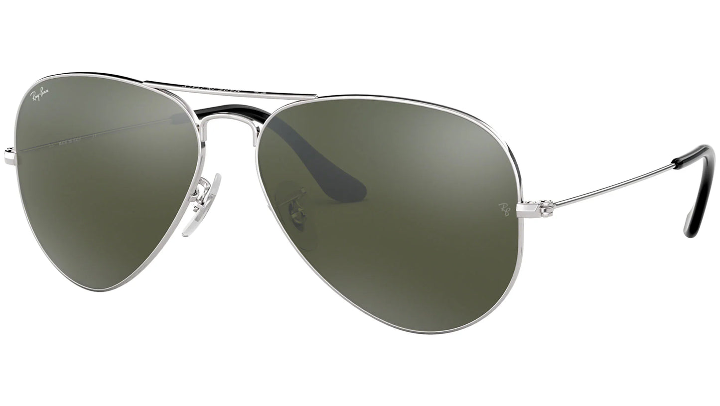 Ray-Ban Aviador RB3025 Silver Black Gray