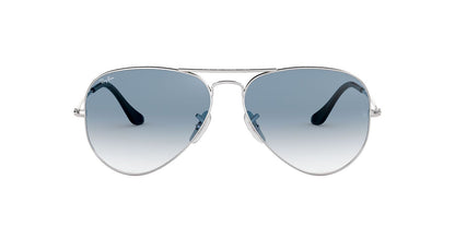 Ray-Ban Aviador RB3025 Silvery Gradient Grey - Originales Elige calidad, elige legado.