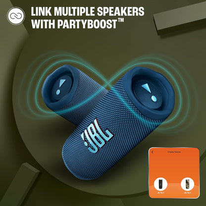 JBL FLIP 6 -  Parlante portatil con PartyBoost  - Durabilidad Garantizada