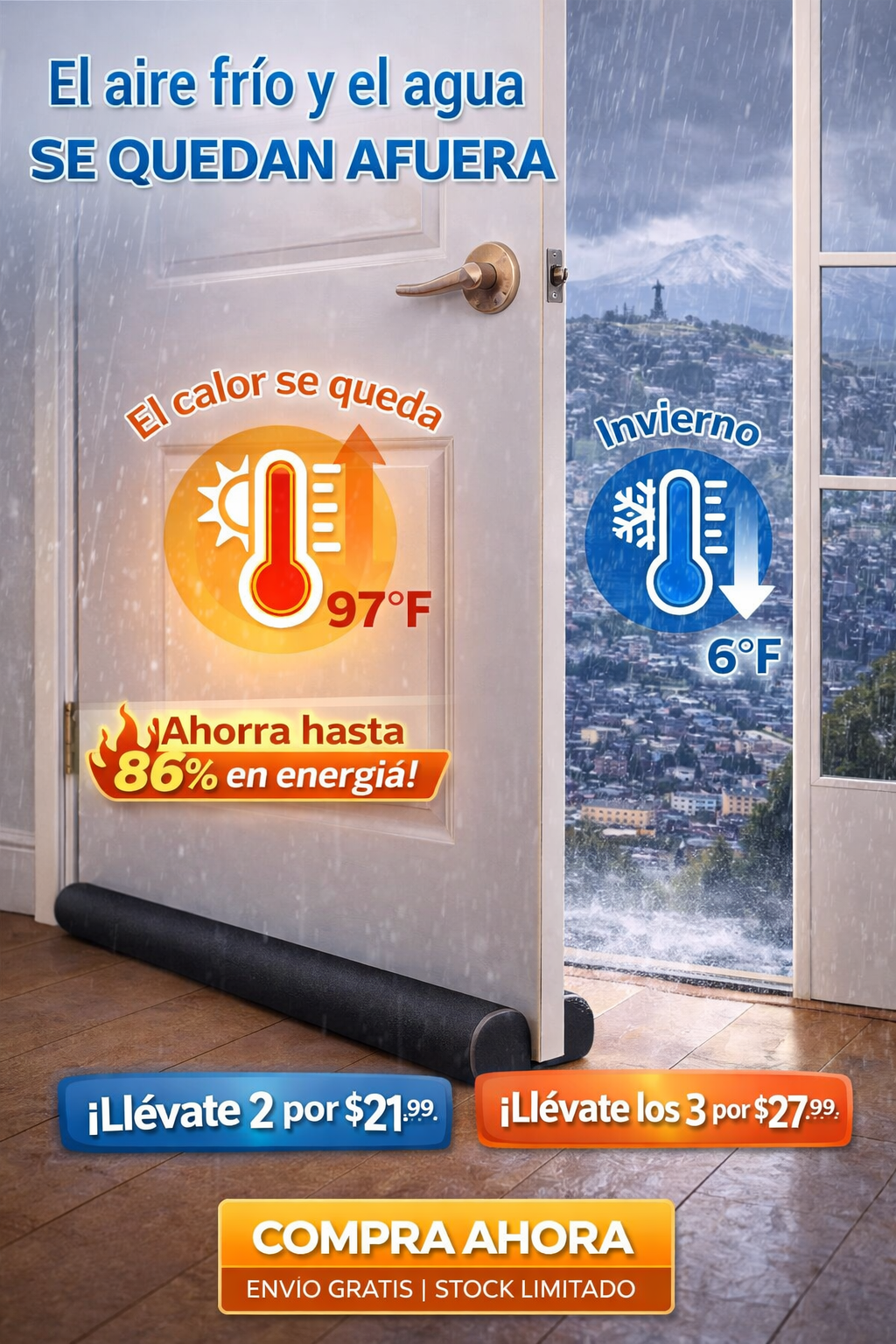 AirBlock Pro™ - "Adiós al Frío, ¡Disfruta un Hogar Perfecto!"