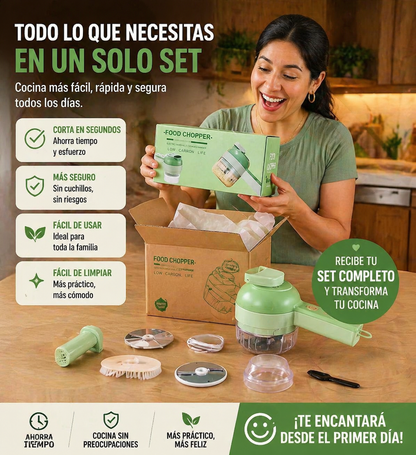 TurboPicador Pro - ⚡ Pica  tritura y prepara todo con solo un clic.