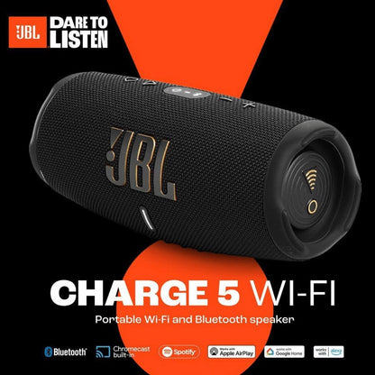 JBL CHARGE  5 WIFI - Sonido que llena cualquier espacio: Potencia JBL Original Pro Sound