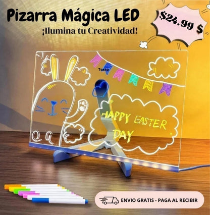 🌈 MagicBoard™ – Pizarra LED Creativa