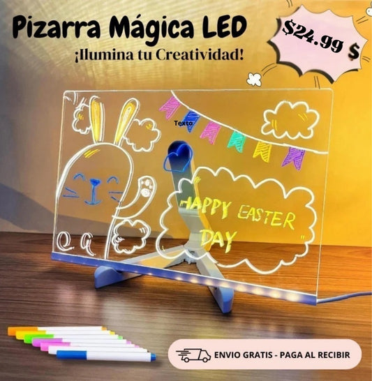 🌈 MagicBoard™ – Pizarra LED Creativa