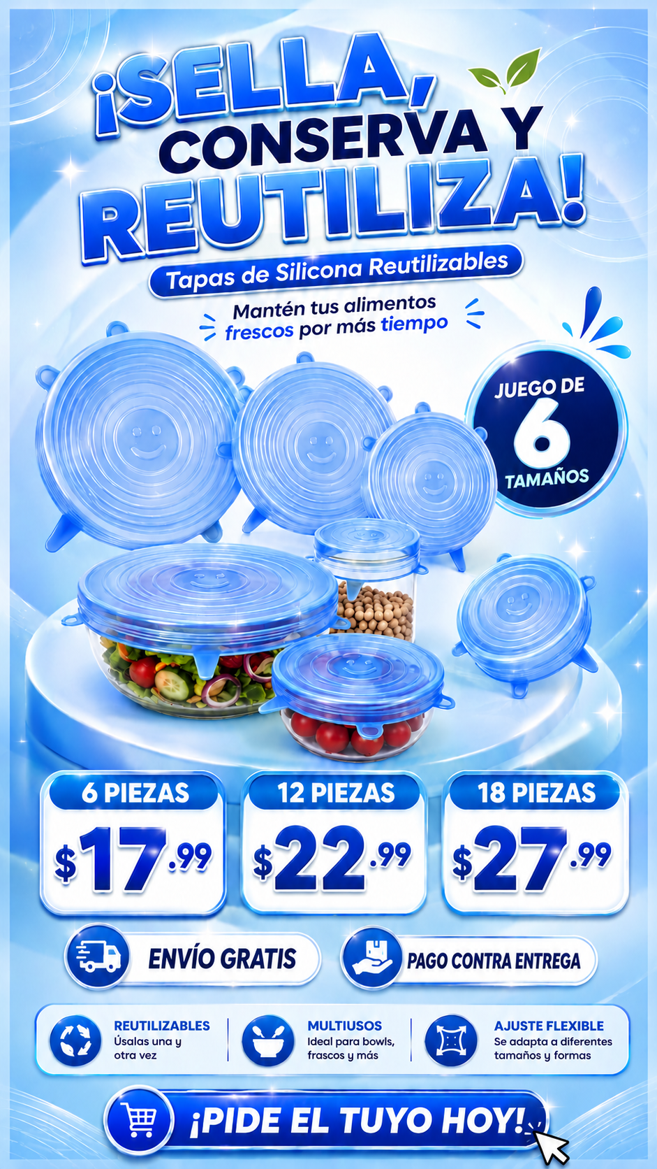 FreshSeal Pro™ - Conserva la frescura. Reduce desperdicios.