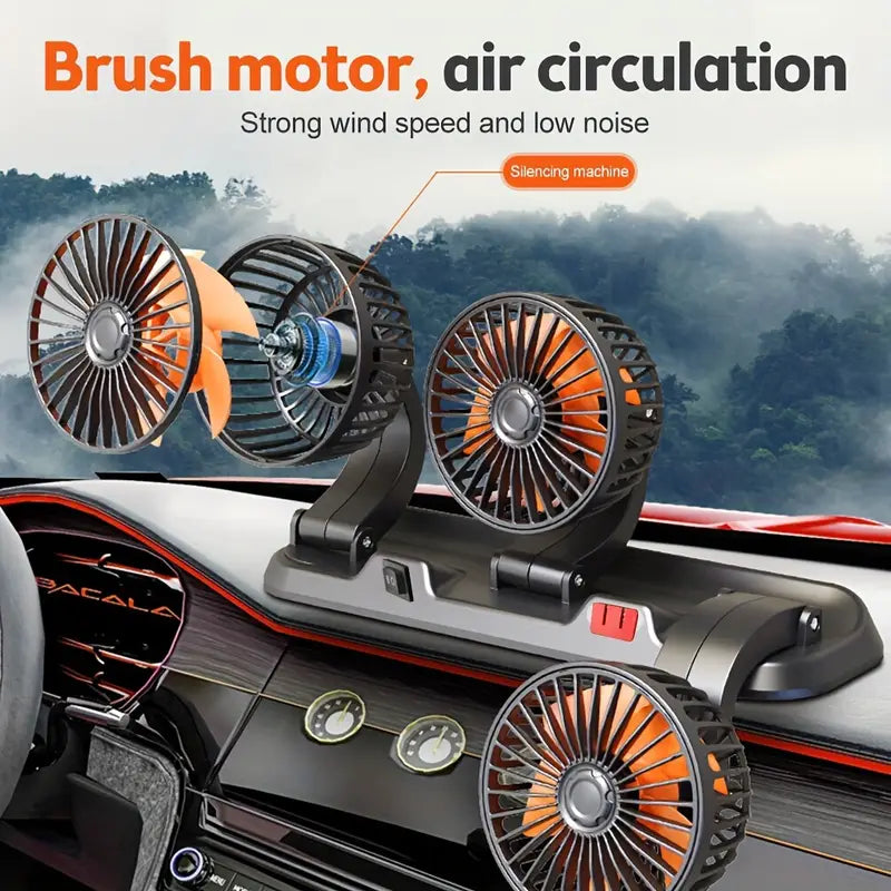 TurboBreeze 360™ - Adiós al calor sofocante en tu auto: frescura total en segundos