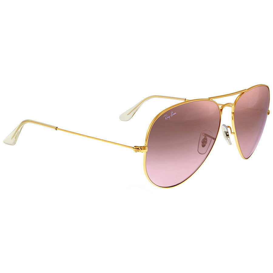 Ray-Ban Aviador RB3025 Gold Cherry Blossom Pink - Originales Elige calidad, elige legado.