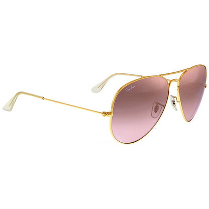 Ray-Ban Aviador RB3025 Gold Cherry Blossom Pink - Originales Elige calidad, elige legado.